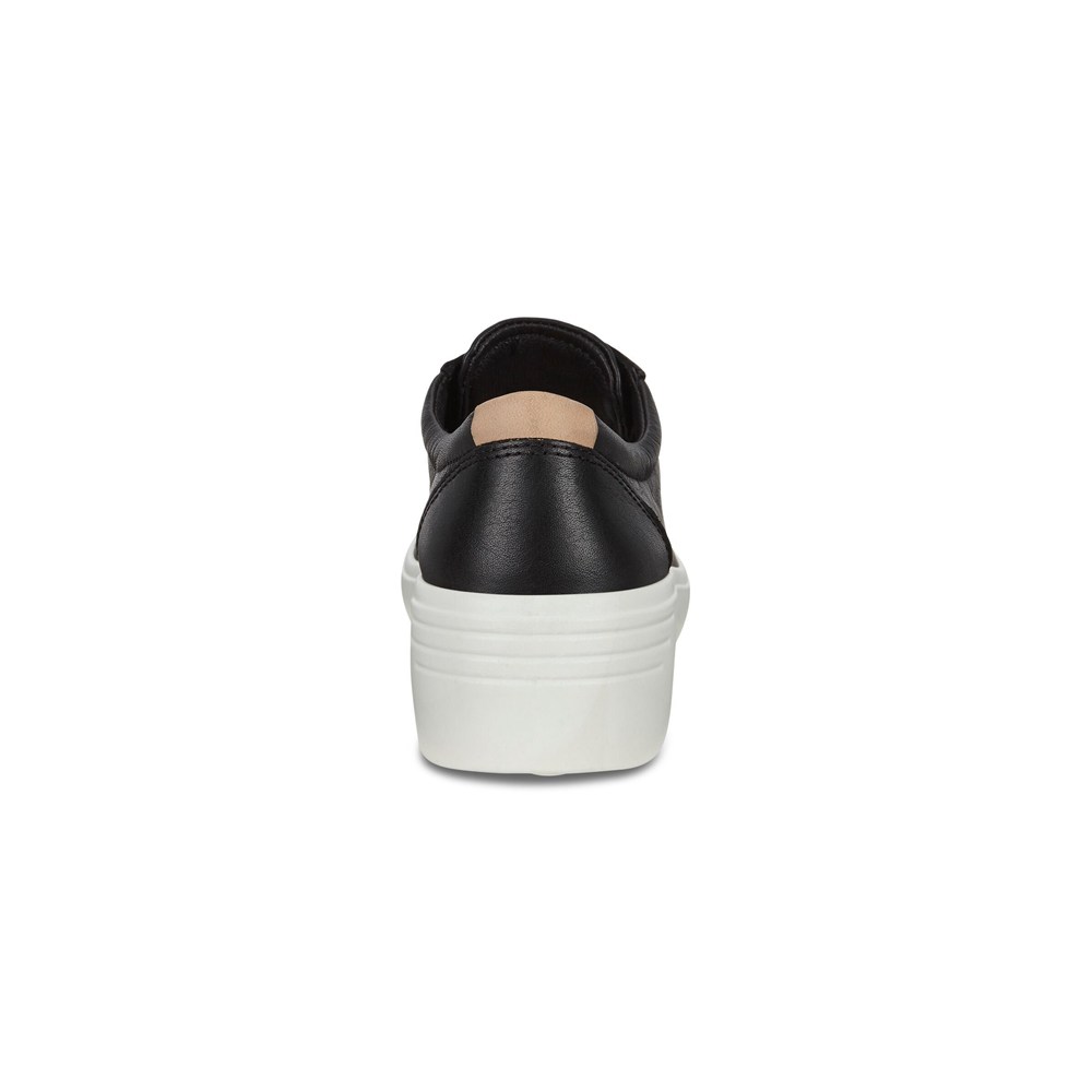 Tenis Mujer - ECCO Soft 7 Wedge - Negros - CJY278395